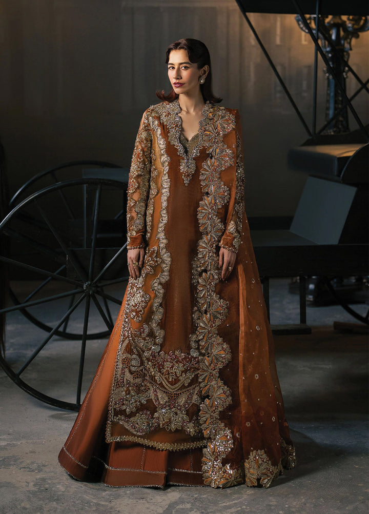 Hayat by Afrozeh Unstitched Velvet Embroidered Suits 3 Piece AF25HU AFH-25-04 ZAVAA - Festive Collection