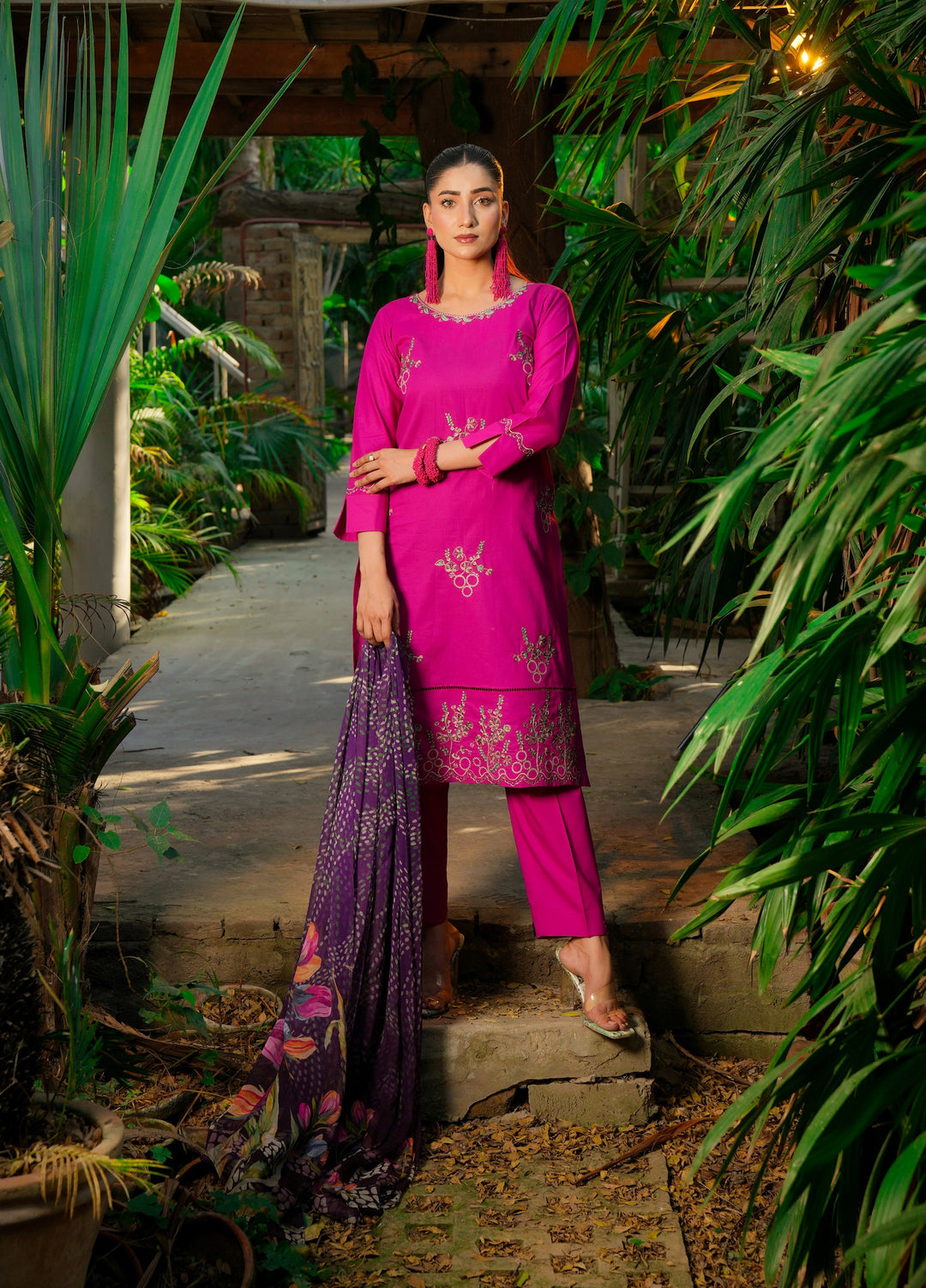 Daily Luxe by Huma Gul Unstitched Printed Lawn 3 Piece Suit MISHAHG-1105 - Casual Collection
