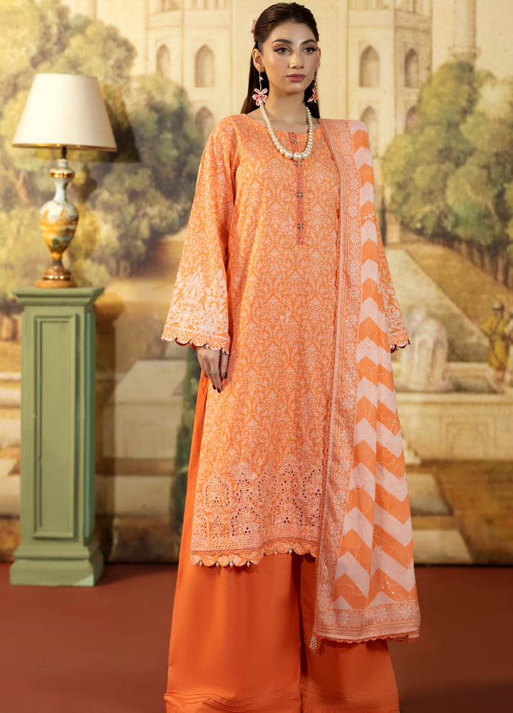 Regalia Textile Unstitched Embroidered Lawn 3 Piece Suit RG26EUS D-8 - Summer Collection