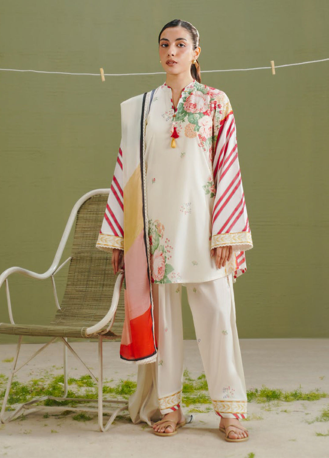 Coco by Zara Shahjahan Unstitched Printed Lawn 3 Piece Suit CZS26PS ZCP-26 01 A - Summer Collection