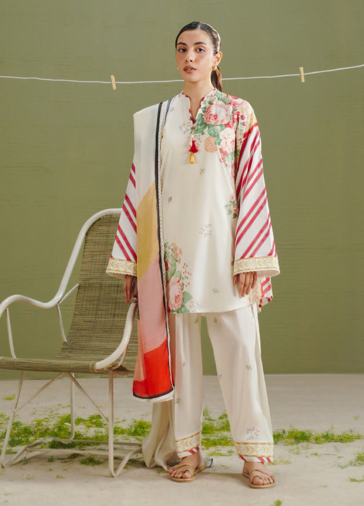 Coco by Zara Shahjahan Unstitched Printed Lawn 3 Piece Suit CZS26PS ZCP-26 01 A - Summer Collection