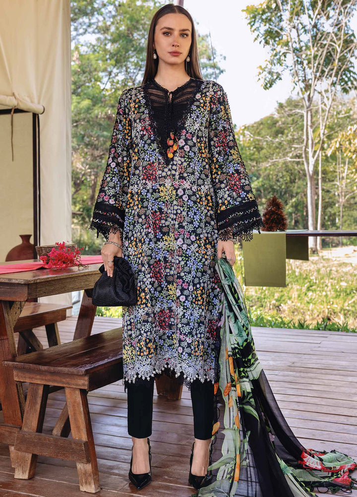 M Prints by Maria B Unstitched Printed Lawn 3 Piece Suit MB26UMP D-14 B - Summer Collection