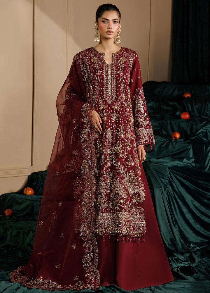 Celeste by Emaan Adeel Unstitched Embroidered Organza 3 Piece Suit EA26UCF Solstice - Festive Collection