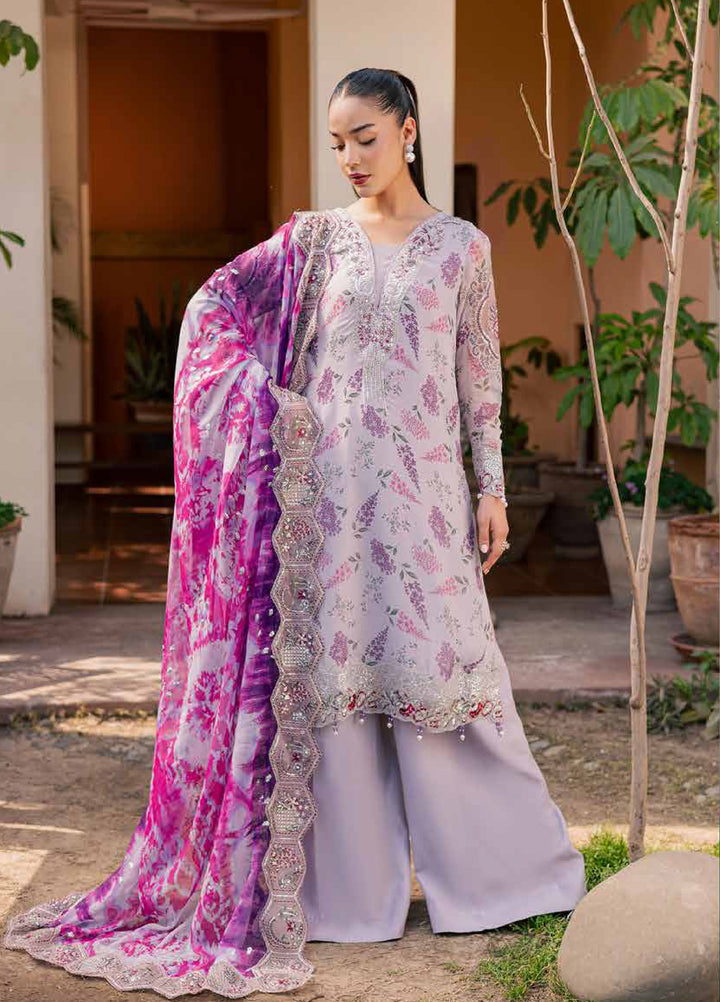 Heirloom by Daria Unstitched Embroidered Chiffon 4 Piece Suit DC26UCH DA-53 - Festive Collection