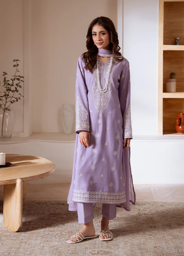 Basics by Gulaal Pret Embroidered Poly Lawn 3 Piece PL-18-S Lavendar Mist - Summer Collection