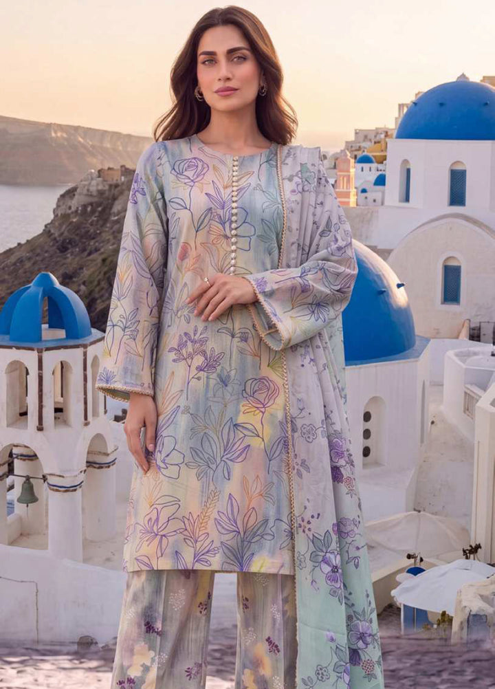 Coco Cords by Al Zohaib Unstitched Printed Lawn 3 Piece Suit AZ26UCL-7 - Casual Collection