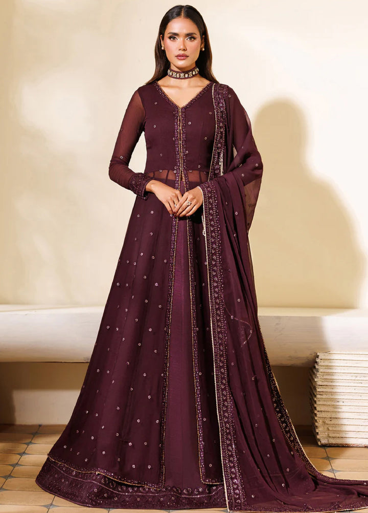 Zarif Women RTW Embroidered Chiffon 3 Piece Suit ZR26UCR ZRF-EMC-23 - Eid Collection