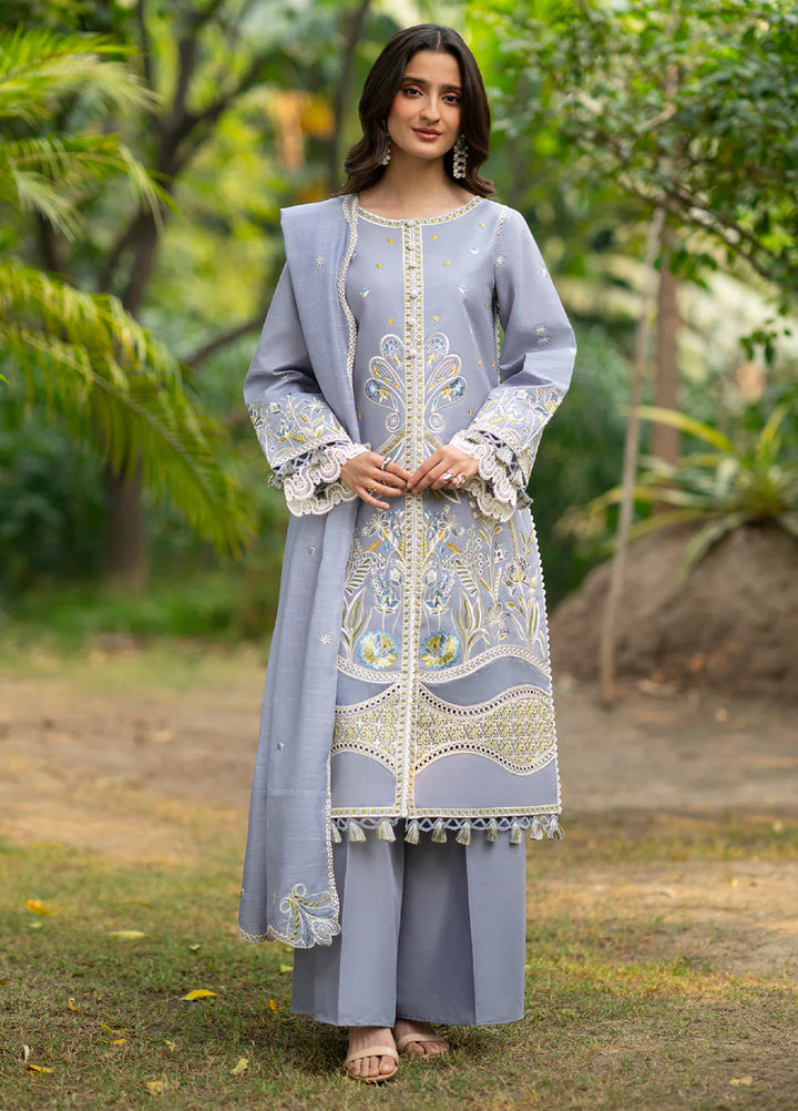 Angan by Mahnur Unstitched Embroidered Lawn 3 Piece Suit MN26UAL AAN-006 - Summer Collection