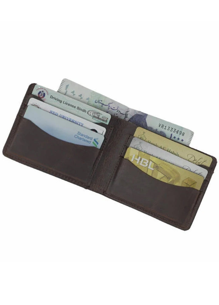 Vintage by Jild Mens Genuine Vintage Leather Wallet-RUST S1 - Wallets Collection