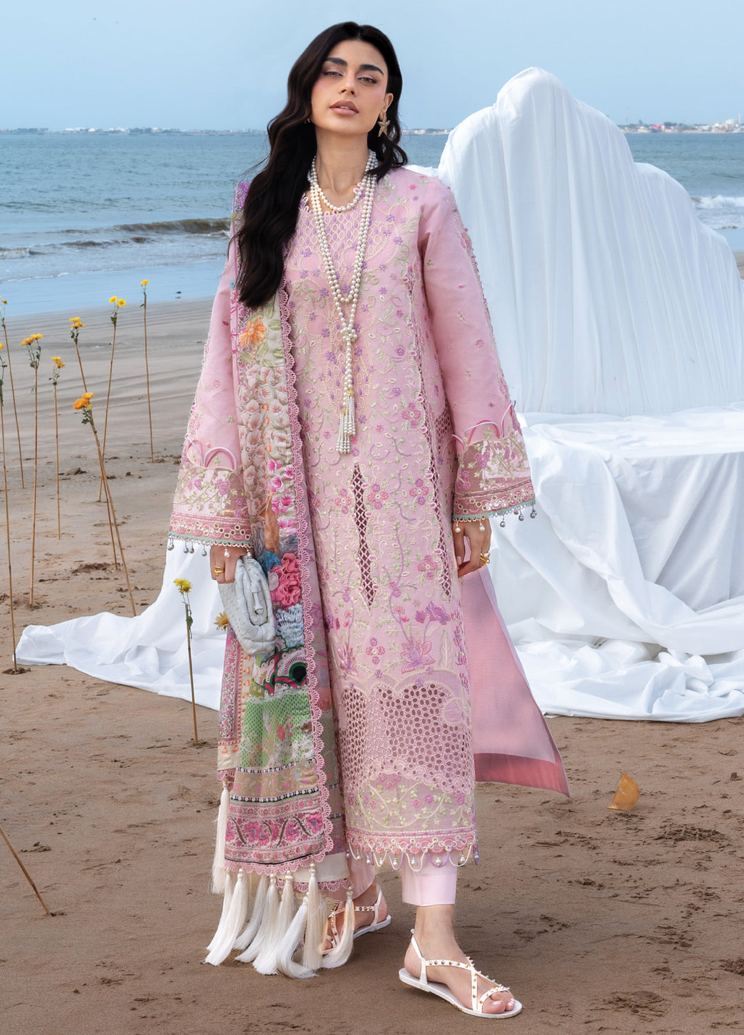 Sirene by Mahnur Unstitched Embroidered Lawn 3 Piece Suit MN26USL S-12 - Summer Collection