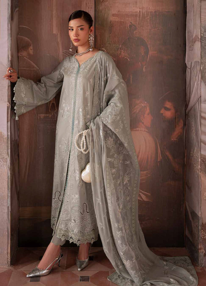 Feya by Nureh Unstitched Embroidered Lawn 3 Piece Suit NU26ULF FE-21 - Eid Collection