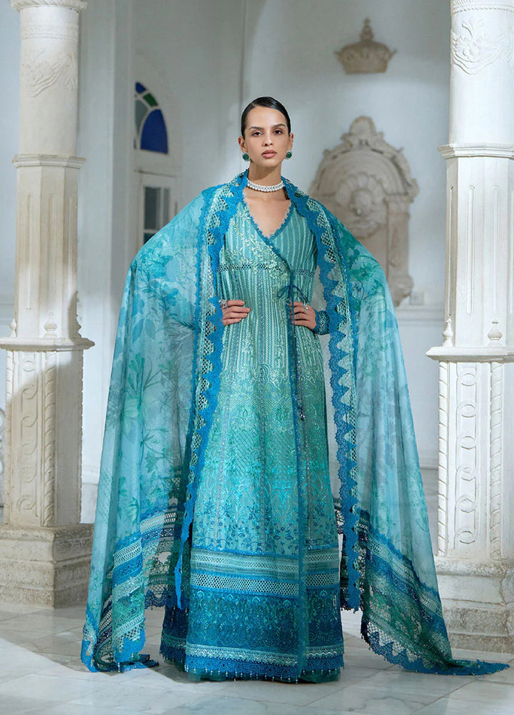 Sobia Nazir Unstitched Embroidered Luxury Lawn 3 Piece Suit SN26ULE D-06 A - Eid Collection