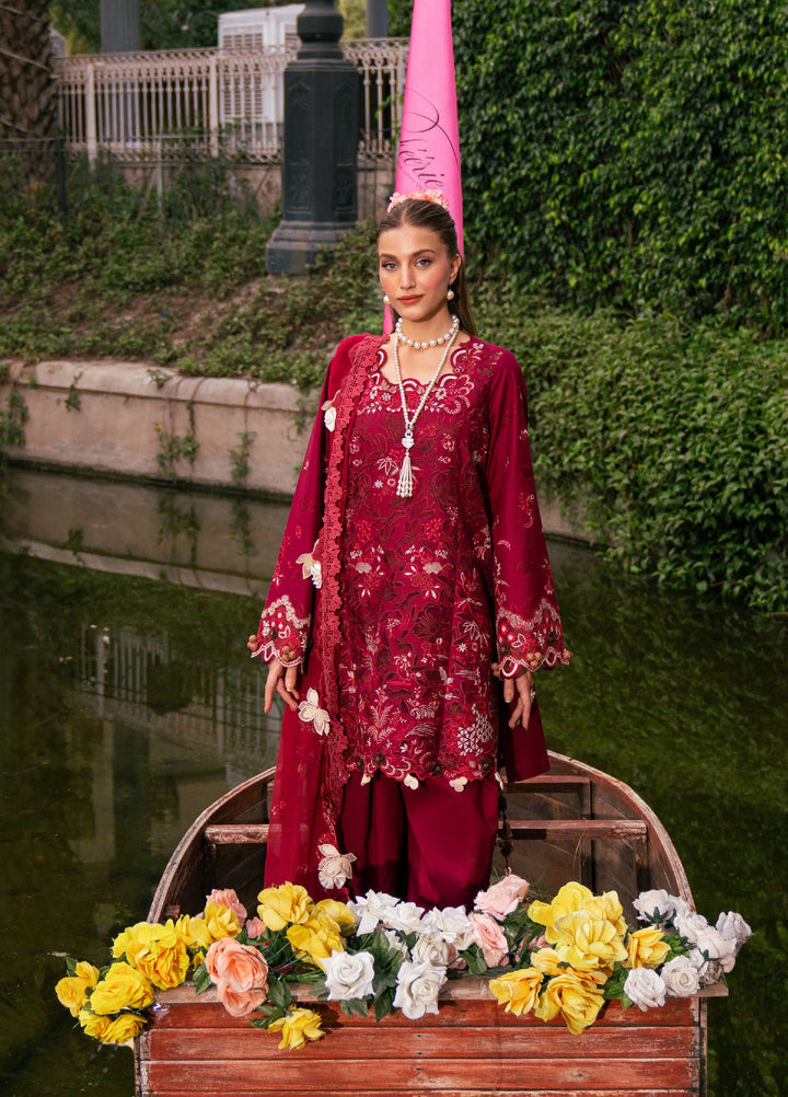 Feerie by Sundas Ahad Unstitched Embroidered Lawn 3 Piece Suit SNA26ULF Sylora ELL-07 - Eid Collection