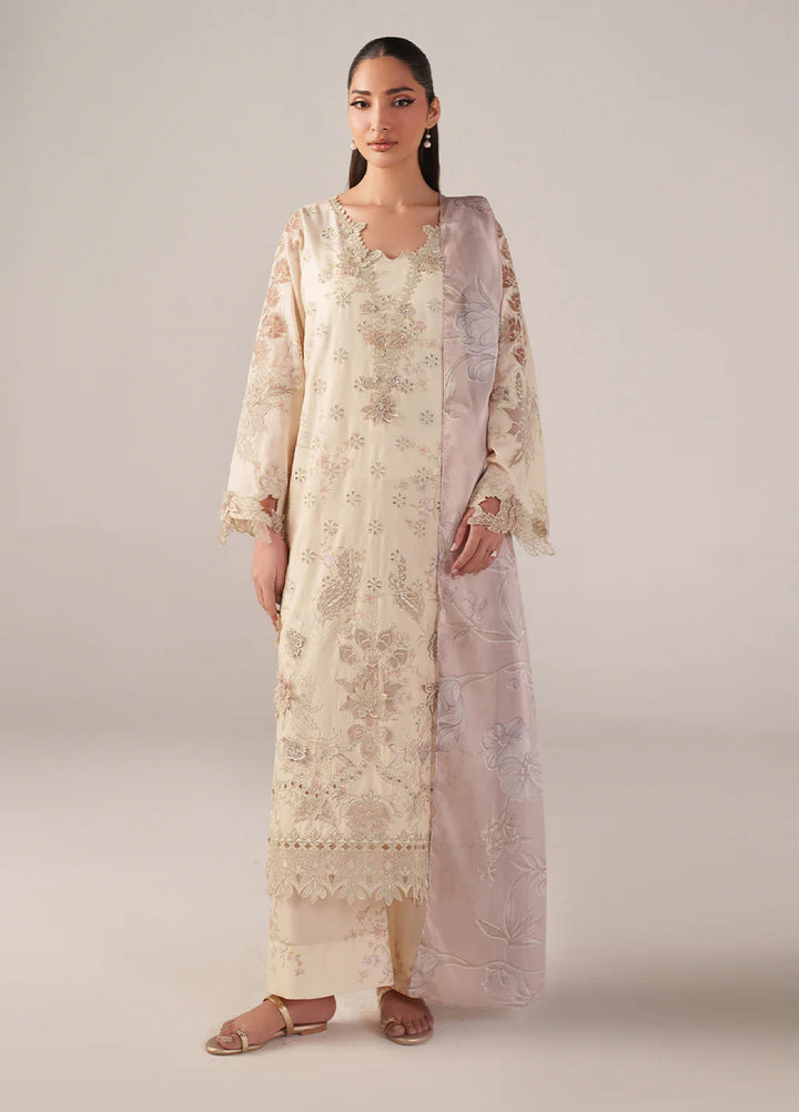 Iznik Unstitched Embroidered Lawn 3 Piece Suit IZ26US SS-06 - Summer Collection