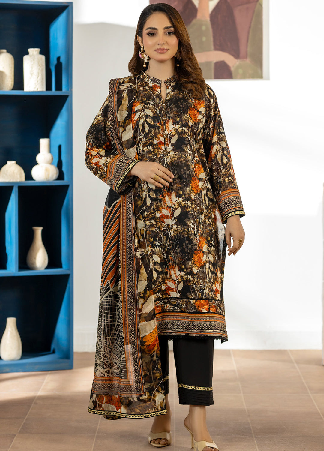 Salina by Regalia Textiles Unstitched Digital Printed Lawn 3 Piece Suit RG26SUVIII D-1 - Summer Collection