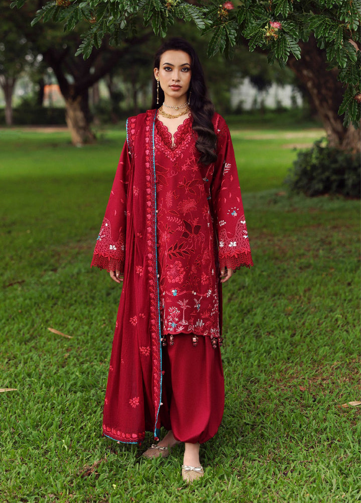 Lilas by Republic WomensWear Unstitched Embroidered Lawn 3 Piece Suit RW26ULL D-8A - Eid Collection