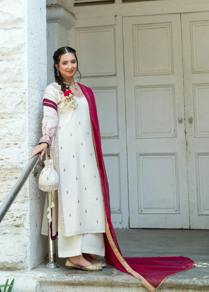 Omal by Komal Pret 3 Piece Cotton Susi Suit Dilkash - Festive Collection