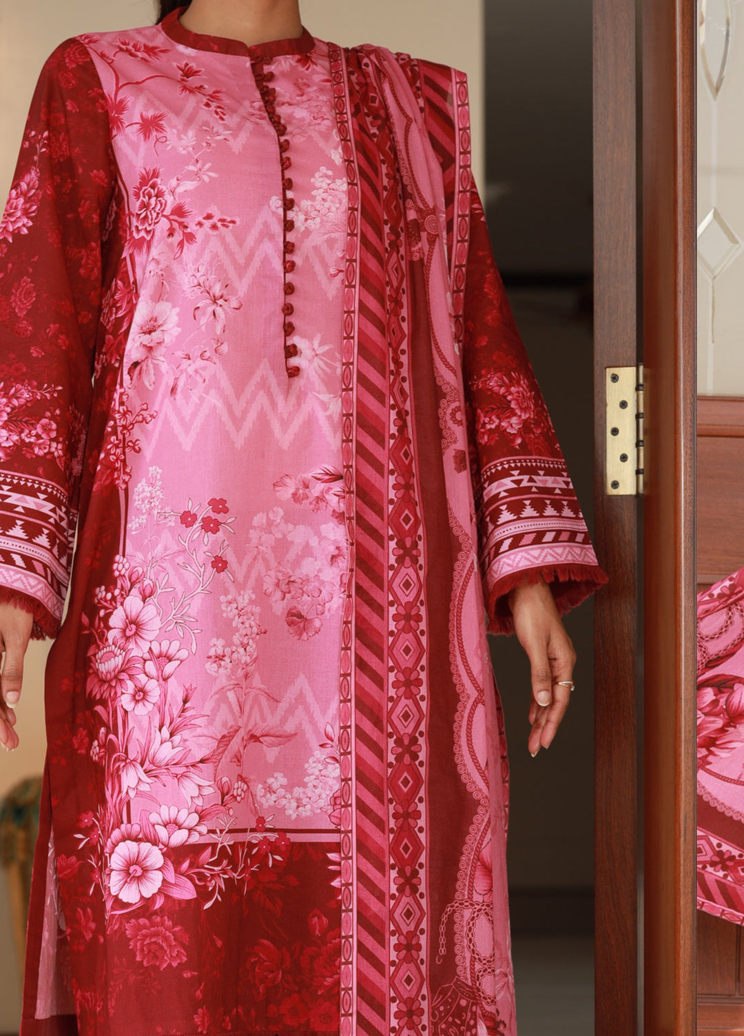 The Garden Muse by Chameli Unstitched Printed Lawn 3 Piece Suit CHM26UGM WRTS-0002 - Summer Collection