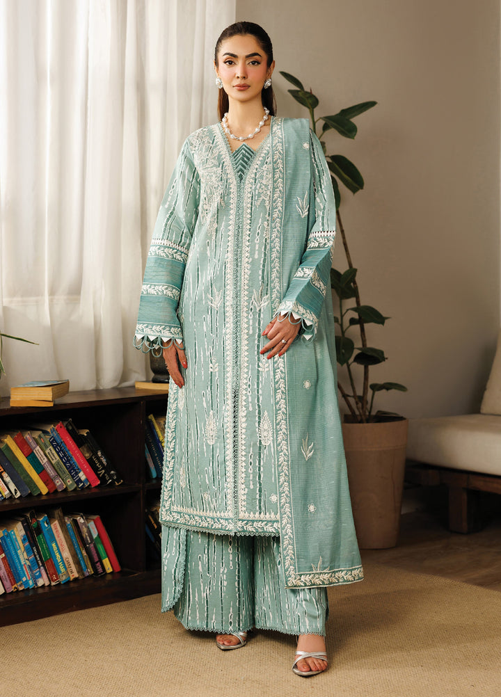 Leila by Mahnur Unstitched Embroidered Lawn 3 Piece Suit MN26ULL L-02 - Summer Collection