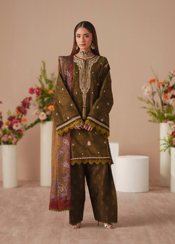 JoJo by Bin Ilyas Unstitched Embroidered Lawn 3 Piece Suit BI26UJJ D-84A - Summer Collection