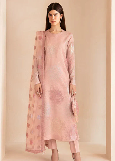 Jazmin Unstitched Embroidered Raw Silk 3 Piece Suit UR-7032 Festive Collection
