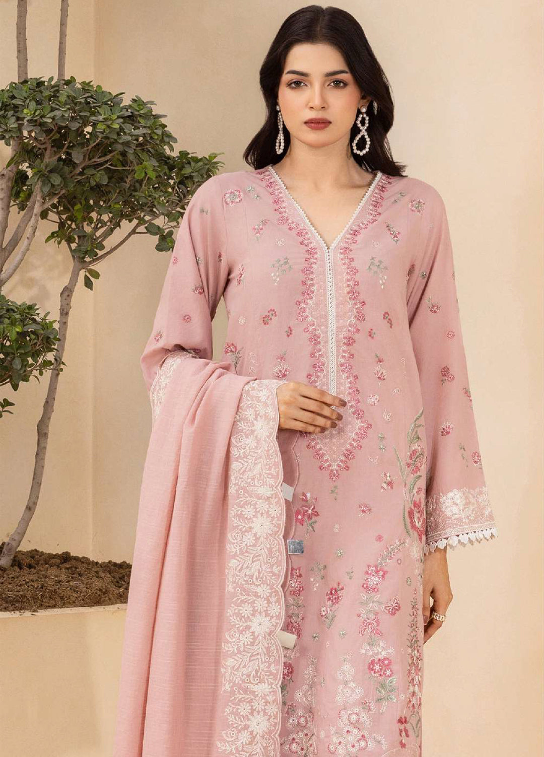 Zellbury Unstitched Embroidered Jacquard 3 Piece Suit ZB26UVIII WUS26E30658 - Casual Collection