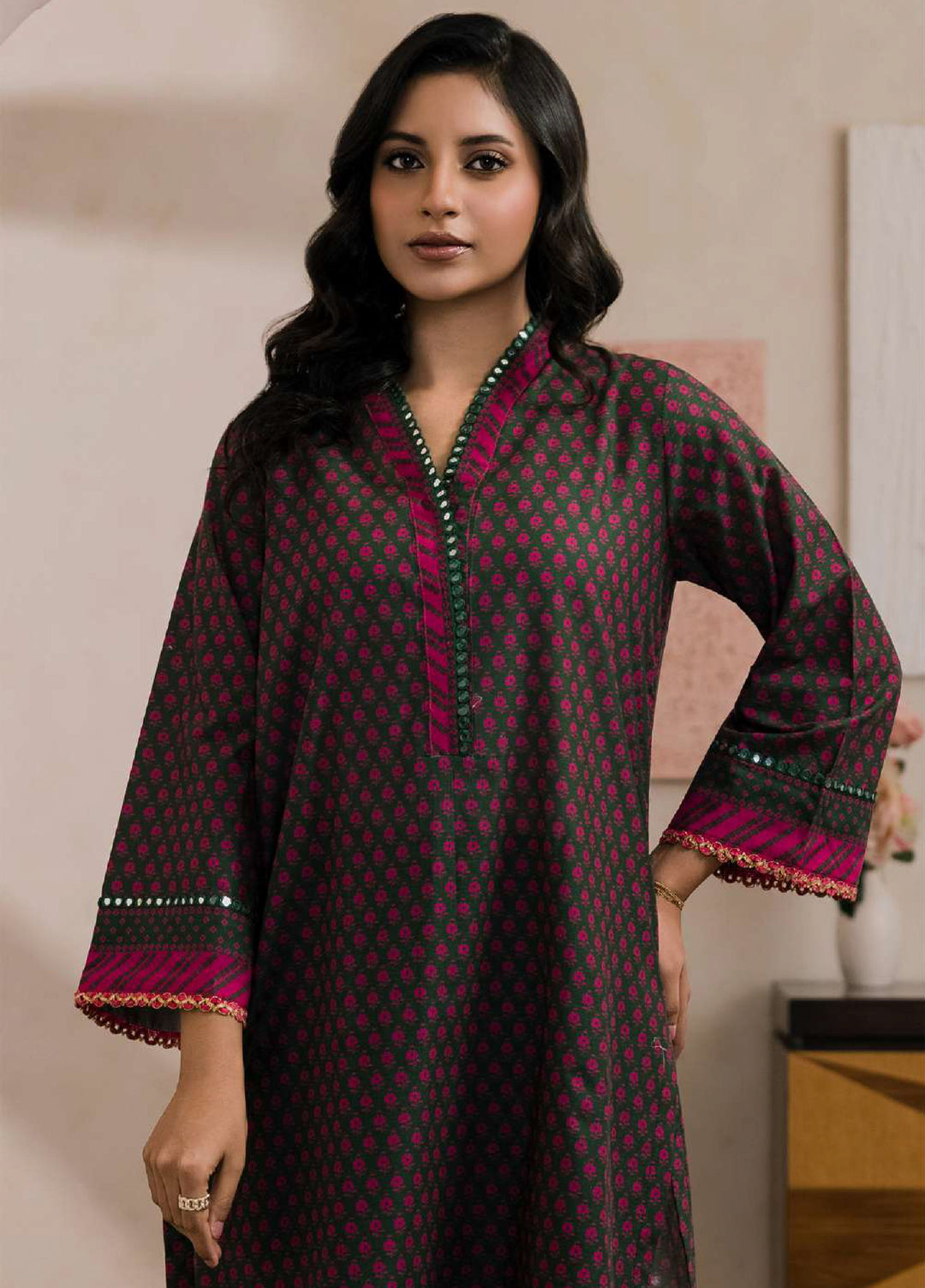 Zellbury Unstitched Printed Lawn 2 Piece Suit ZB26UVIII WUS26E20811 - Casual Collection