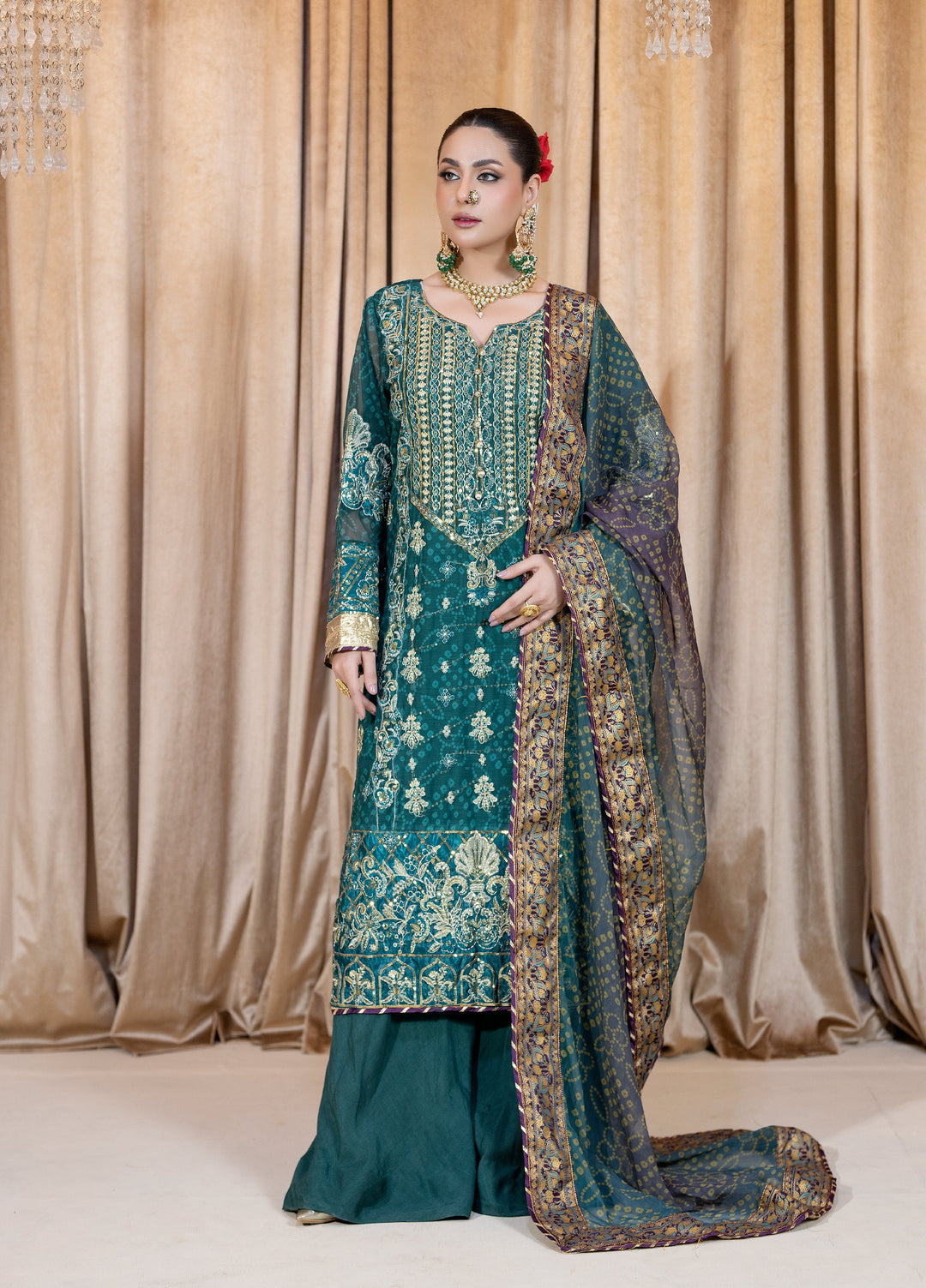 Daastan Raum by Sarb Unstitched Embroidered Chiffon 3 Piece Suit RS26UCD DCL-04 - Festive Collection