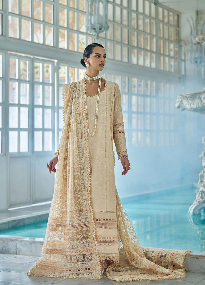 Sobia Nazir Unstitched Embroidered Luxury Lawn 3 Piece Suit SN26ULE D-03 A - Eid Collection