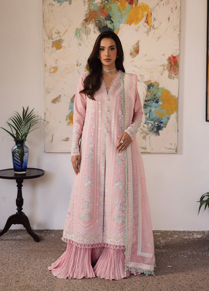 Celia by Zarposh Unstitched Embroidered Luxury Lawn 3 Piece Suit ZR26UCL LIYANA - Festive Collection