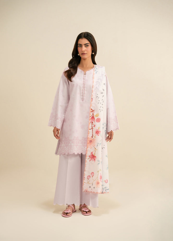 Seran Essentials Unstitched Printed Lawn 3 Piece Suit SN26UEL Liliane D-07 - Lawn Collection