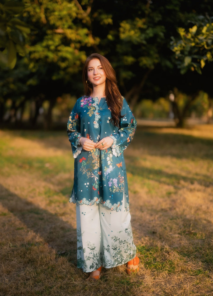 Dhaga Women Pret Printed 2 Piece Soft Crepe Juneau FW25DSE701 - Summer Collection