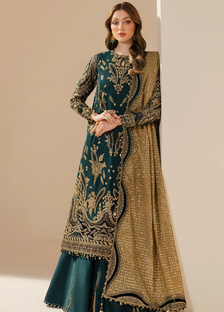 Jazmin Unstitched Chiffon Embroidered Suits 3 Piece JZ25CF JZ-WF25-06 - Festive Collection