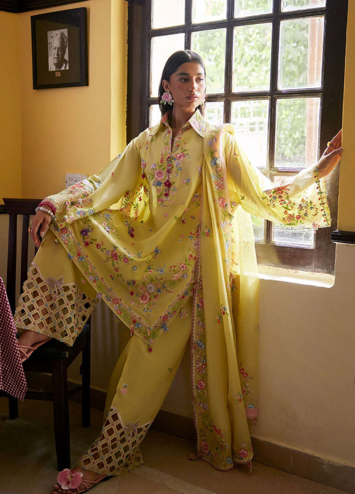 Wild Flower by Zaha Unstitched Embroidered Lawn 3 Piece Suit ZK26UWL ZF26-08 Queen Of The Andes - Festive Collection