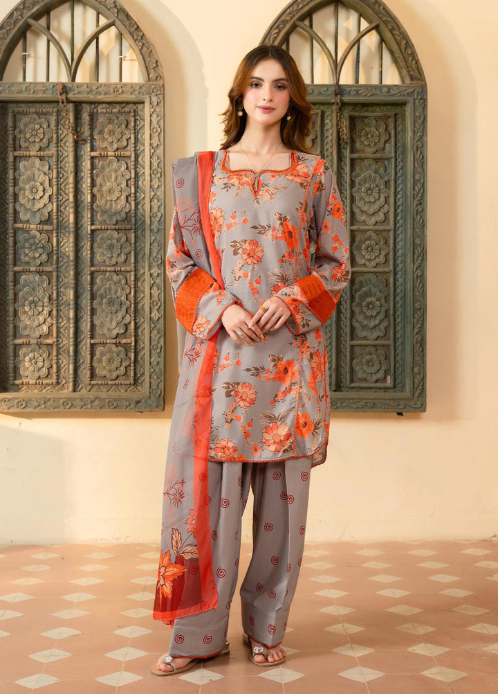 Mah e Noor Intermix by Panache 3 Piece Raw silk Zahara - Winter Collection