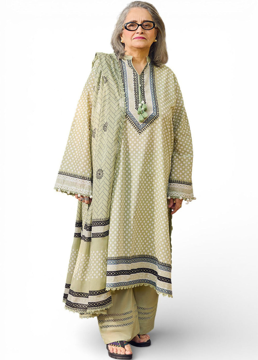 Tribute To Mother by Gul Ahmed Unstitched Printed Lawn 3 Piece Suit GA26UTM CL-62103 B - Summer Collection