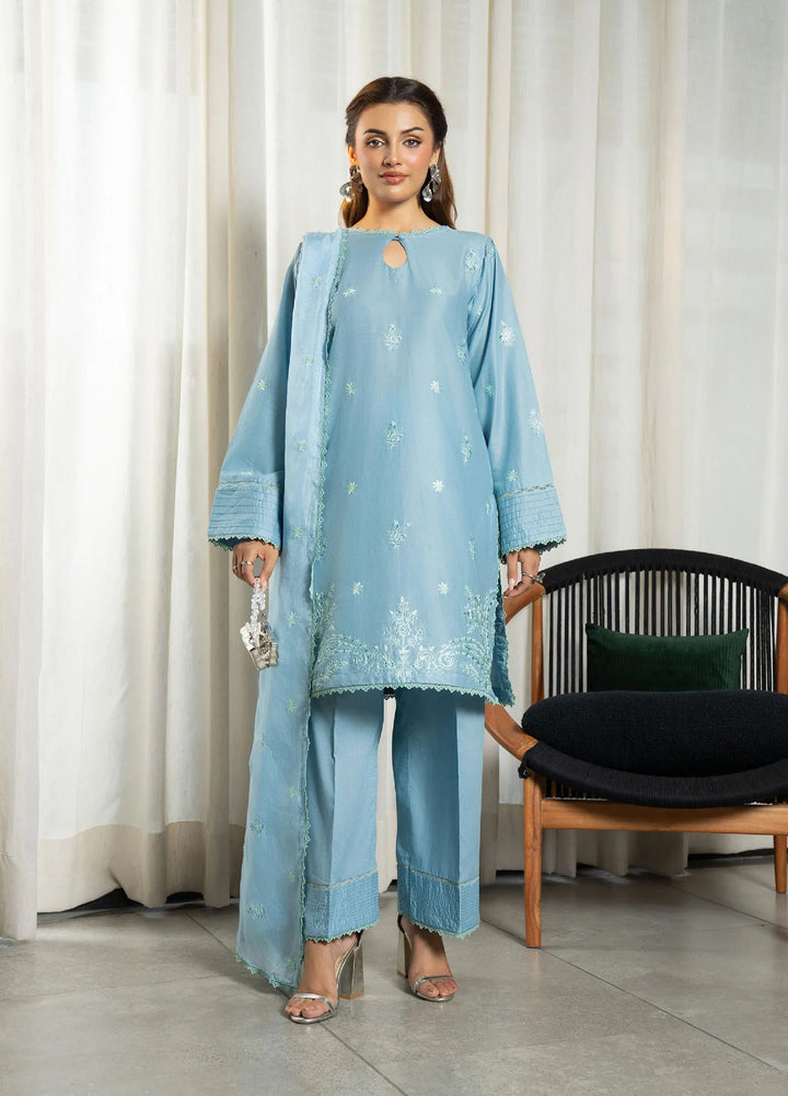 Solid Story by Panache Pret Solids Lawn 3 Piece Skye