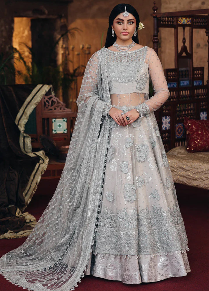 Silsila by Meeral Pret Embroidered Net 3 Piece Shehwar - Festive Collection