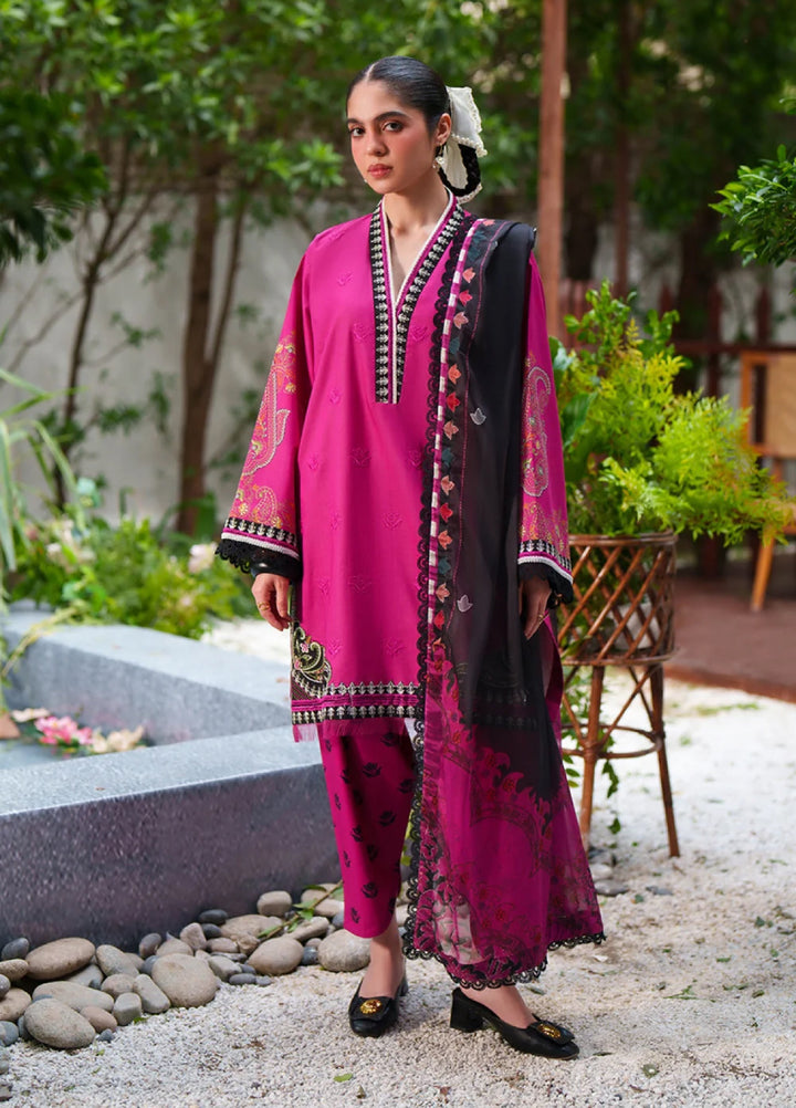 Laanem by Saira Rizwan Unstitched Embroidered Lawn 3 Piece Suit SR26ULL AMARA-А - Summer Collection