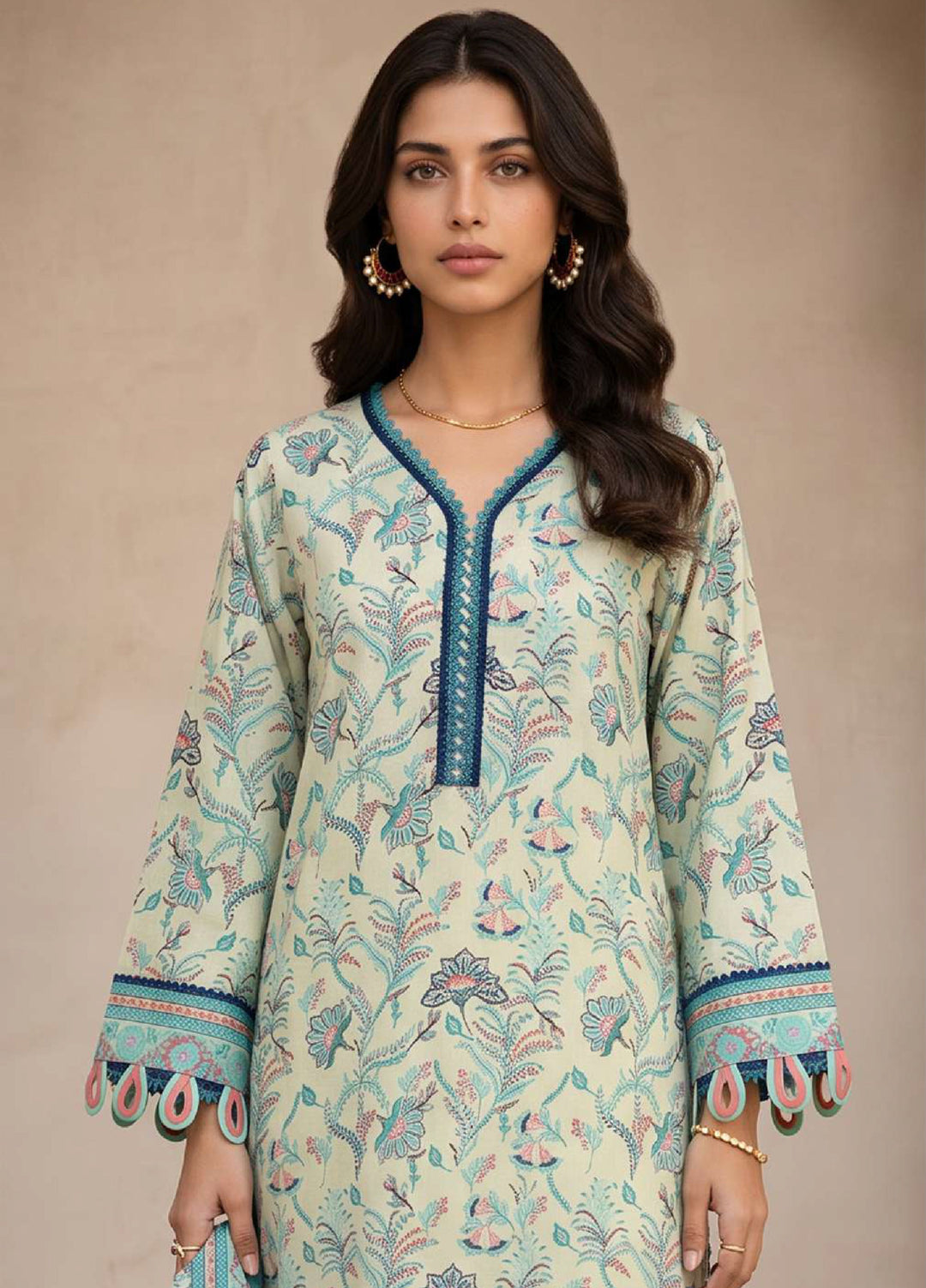 Zellbury Unstitched Printed Lawn 3 Piece Suit ZB26UCVII WUS26X38115 - Casual Collection