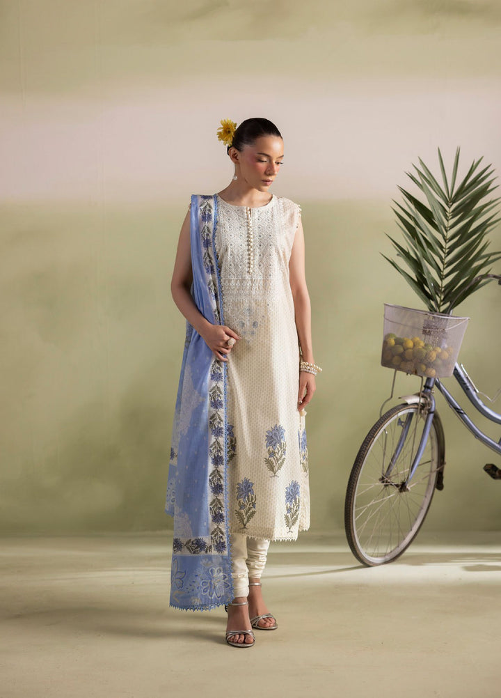 Bagheecha by Gul Ahmed Unstitched Embroidered Lawn 3 Piece Suit GA26ULB DN62049 - Casual Collection