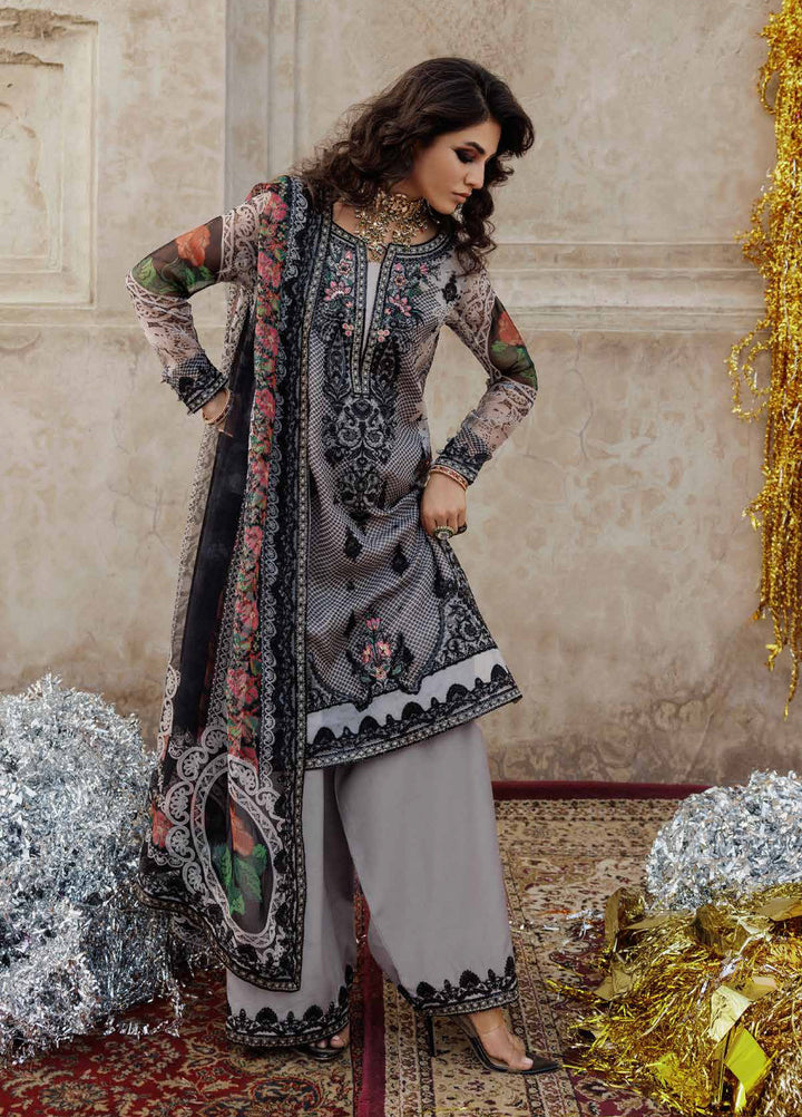 Vasal by Charizma Unstitched Luxury Chiffon Embroidered Suits 3 Piece CRZ25LC VSL25-44 - Festive Collection