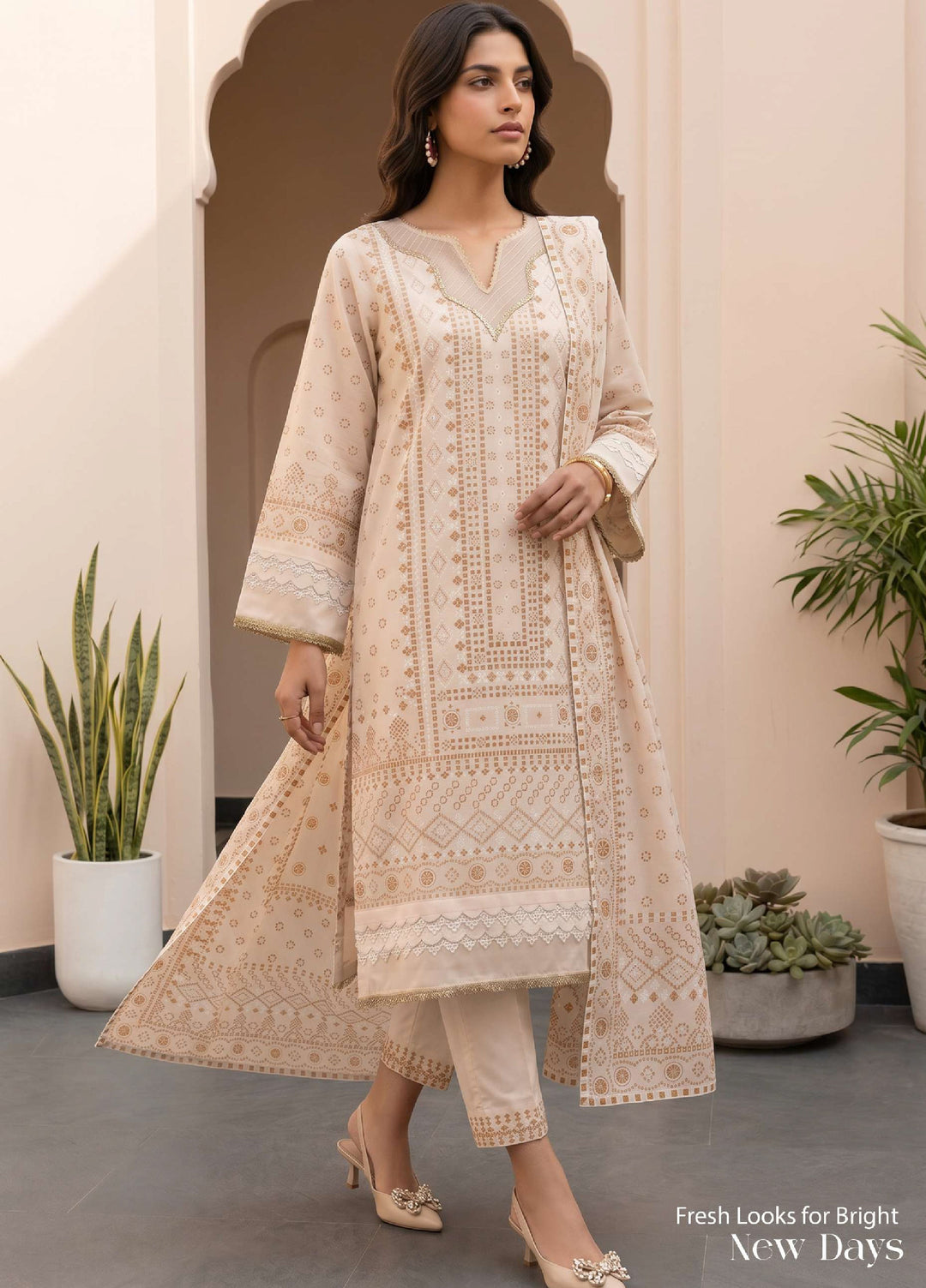 Zellbury Unstitched Printed Lawn 3 Piece Suit ZB26UC WUS26X30900 - Casual Collection