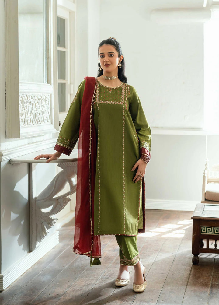 Omal by Komal Pret 3 Piece Cotton Susi Suit Rawish - Festive Collection