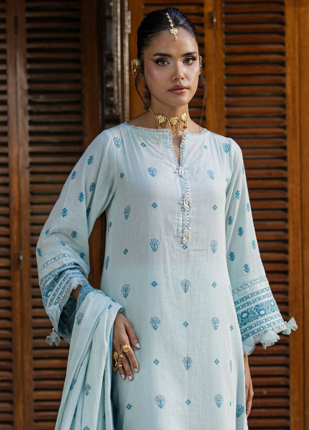 Zellbury Unstitched Printed Jacquard 3 Piece Suit ZB26UC WUS26X30987 - Casual Collection