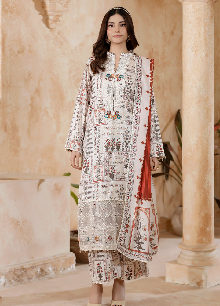 Salina by Regalia Textiles Unstitched Embroidered Lawn 3 Piece Suit RG26USVII D-10 - Summer Collection