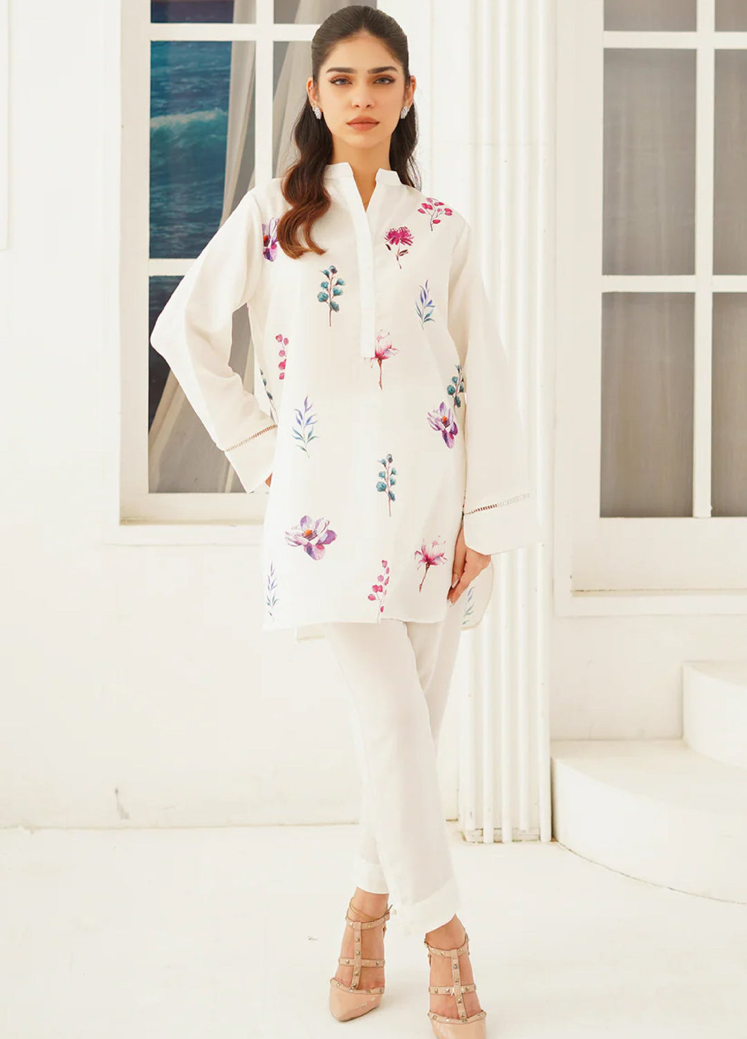 Nairah Women Pret Printed Arabic Lawn Suit NAH26PN Lia - Spring Collection