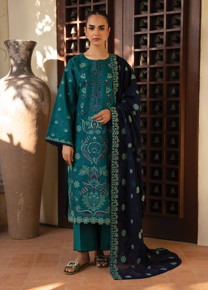 Namah by Xenia Formals Unstitched Embroidered Jacquard Lawn 3 Piece Suit XF26ULN 10 - NIRA - Festive Collection