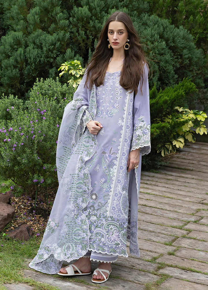 Mon Tresor by Esmel Unstitched Embroidered Luxury Lawn 3 Piece Suit EML26UMT D5-Vera - Summer Collection