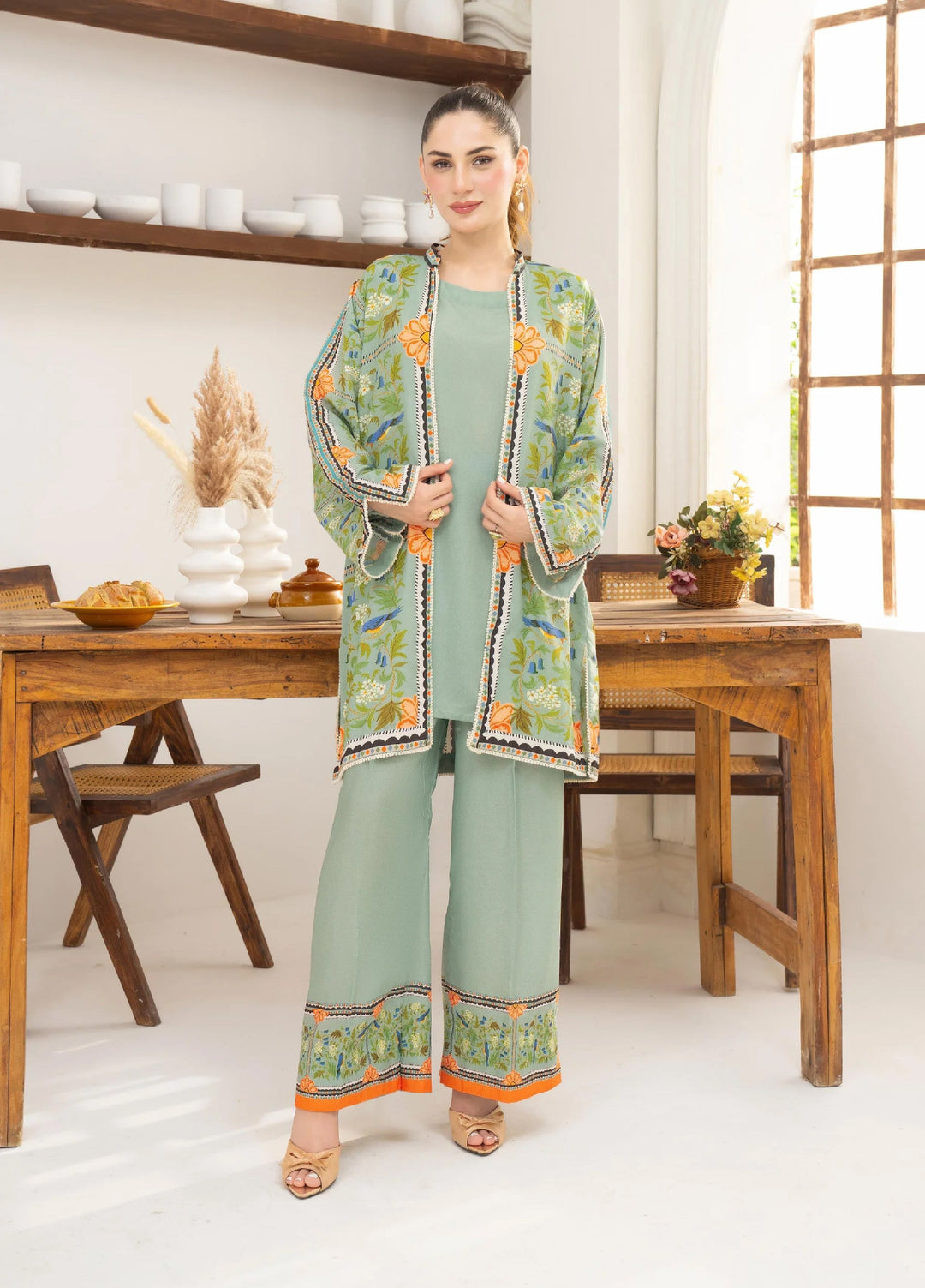 Florise by Panache Pret Printed Lawn 3 Piece Ocean Mist